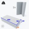 Gymnastikmatte 100x100x10 cm zweiteilige Komet43