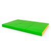 Gymnastikmatte 150x100x10 cm dreiteilige Komet grun gelb