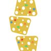 climbing wall cheesy yellow colorful