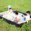plastic sandpit with seats 5