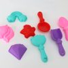Set aus Schaufeln und Sandformen mit Tasche Kristalle 8