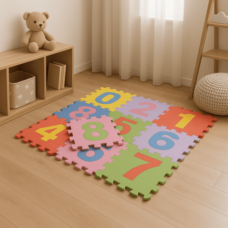 Puzzlematte 10 Stk. 32x32 cm Numbers2