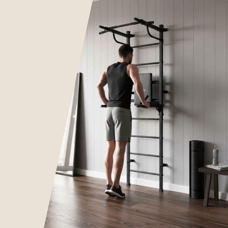 Alternative view of Ribstol - žebřina s hrazdou Gamma Workout