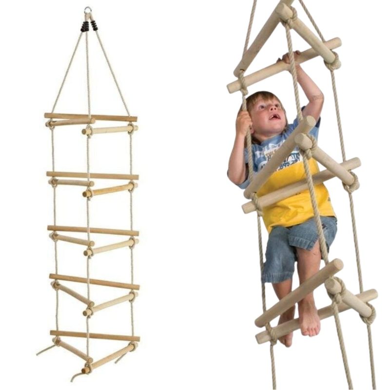 Lanový žebřík se 3 stranami