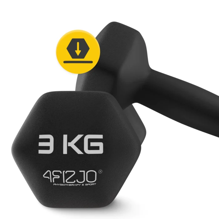 Jednoruční činky 3 kg – 2 ks - Obrázek 6
