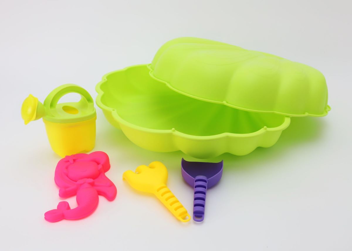 Mini pískoviště mušlička s hračkami - Obrázek 8