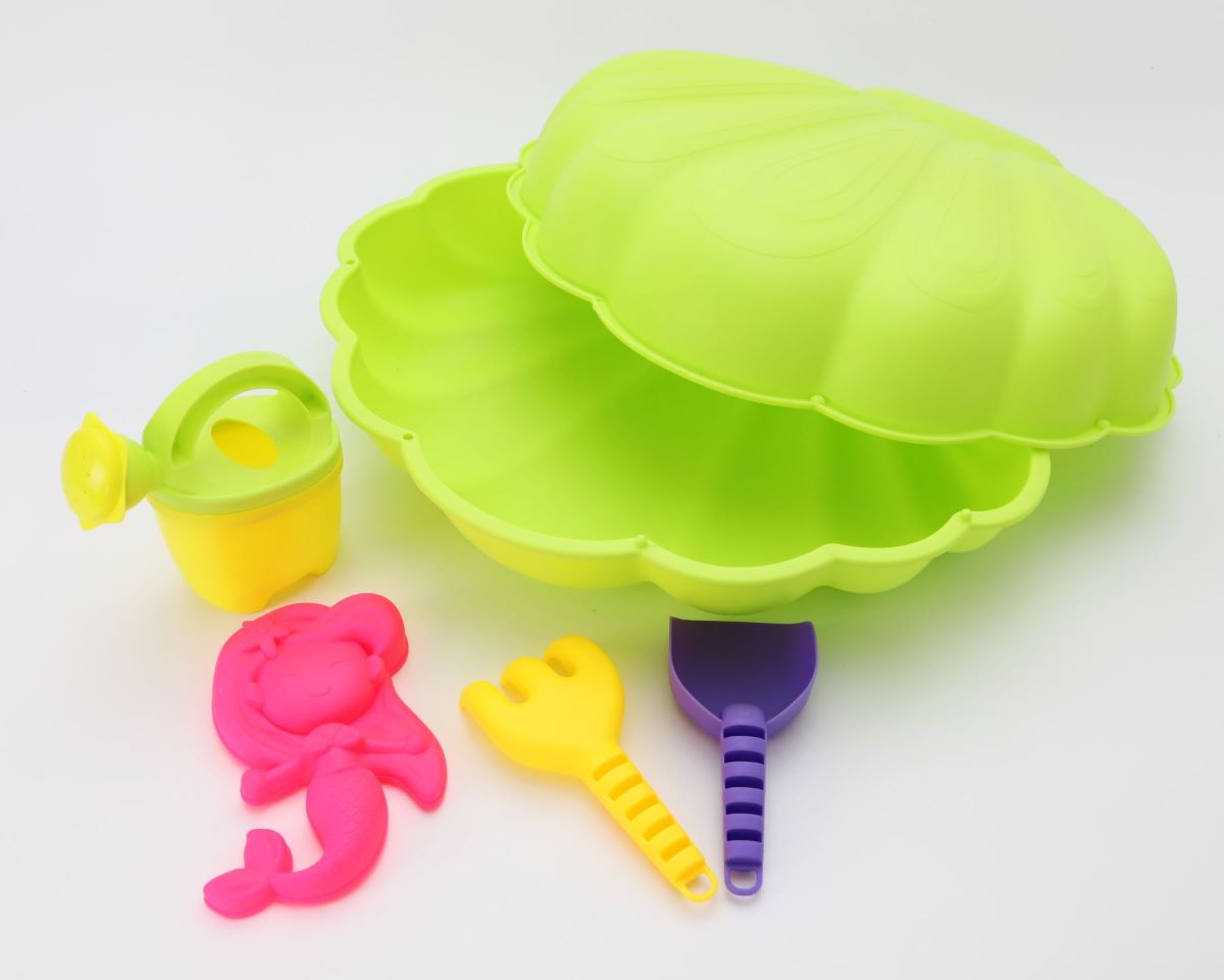 Mini pískoviště mušlička s hračkami - Obrázek 9