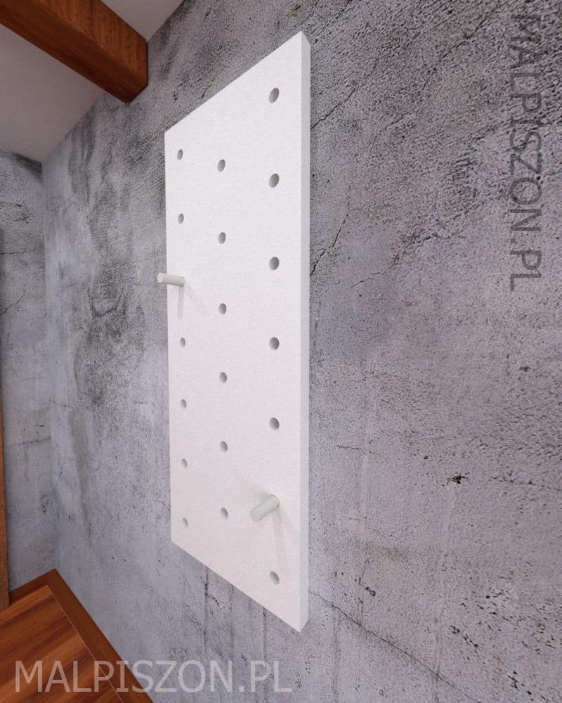 Alternative view of horolezecká deska pegboard